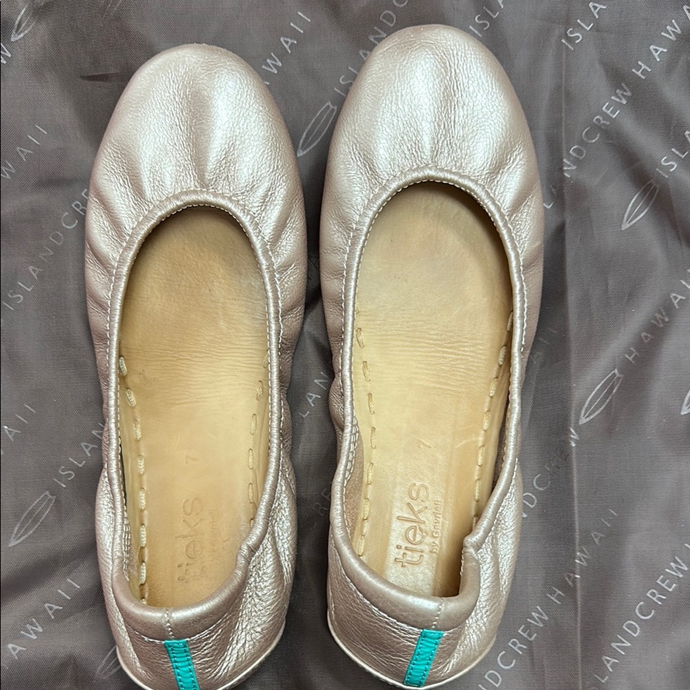 Tieks Ros’e. Rose. Size 7 EUC